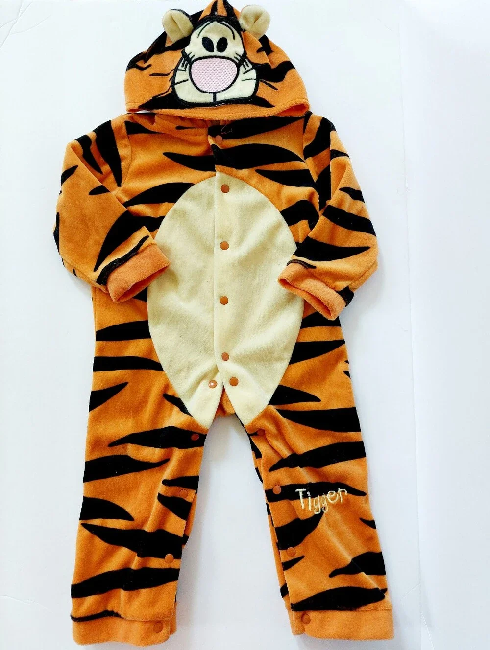 Tigger from Winnie the Pooh Costume Velour Outfit 12-18m Halloween Disney y2k 90